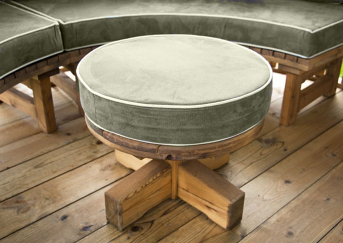Circular Coffee Table Footstool Standard@2x
