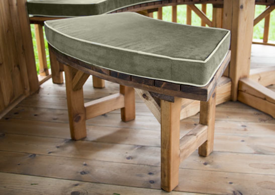 Luxury Bench stool Cushions Standard@2x
