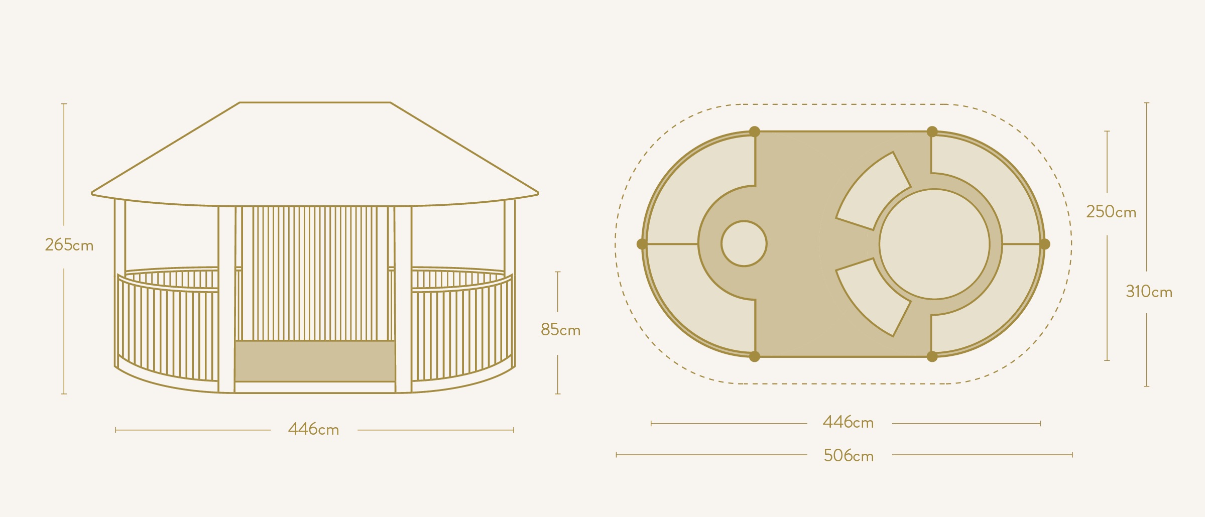 Oval Savannah floorplan